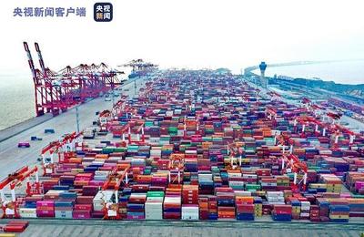 4350万标准箱!上海港集装箱吞吐量今年创历史新高